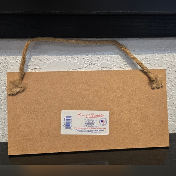 3/$20 Bull Mastiff "Love is being owned by a dog" Hanging Sign Gift Wall Decor - Picture 2 of 2